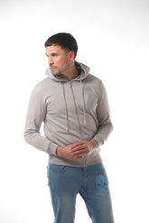 Grey Full Zip Hoodie